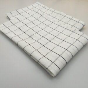 Japanese Grid Kitchen Towel – 100% Cotton